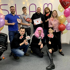 Вот так в SLAM отметили 14 февраля❤